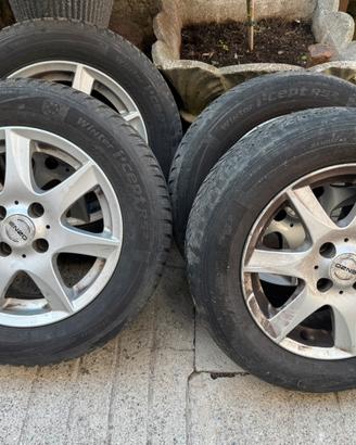 Set 4 cerchi in lega ENZO da 14” + gomme invernali