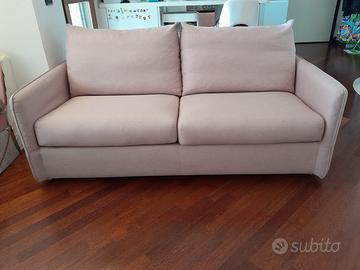 Divano letto poltrone e sofà rosa cipria
