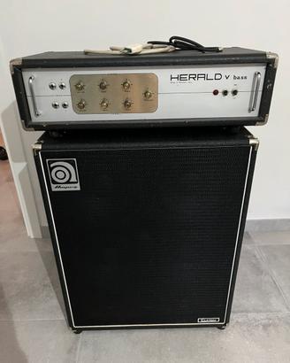 Ampeg SVT 410 HLF + Eko herald V bass