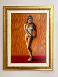 Marco Paniello - Nudo femminile - Originale 70x50