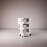 Carrello Boby bianco di Joe Colombo