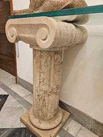 Colonne marmo travertino