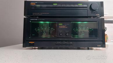 Onkyo M508 e P308.  Pre e Finale serie Integra
