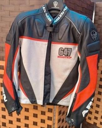 Giacca biker donna in pelle Arlen Ness -46