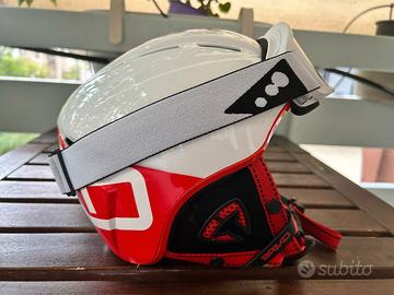 Casco sci Briko bambino con occhiali
