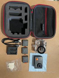 Apeman action camera 4k + custodia e kit