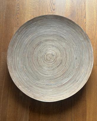 Grande centrotavola design in legno 65 cm