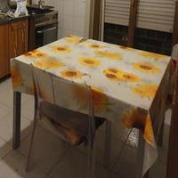 Tavolo in alluminio e vetro allungabile