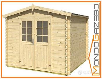 Casetta Turchese legno 3x2 gazebo attrezzi bici