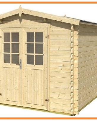 Casetta Turchese legno 3x2 gazebo attrezzi bici
