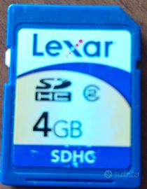 Scheda di memoria Lexar 4GB SDHC