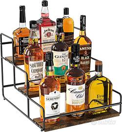 Scaffale per Bottiglie di Liquore 3 ripiani