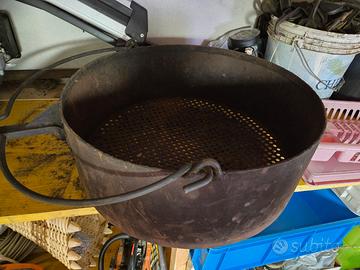 padella per castagne 