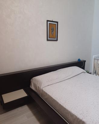 camera da letto marrone e beige 