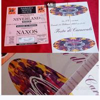 locandine promozionali flyers inviti vintage 