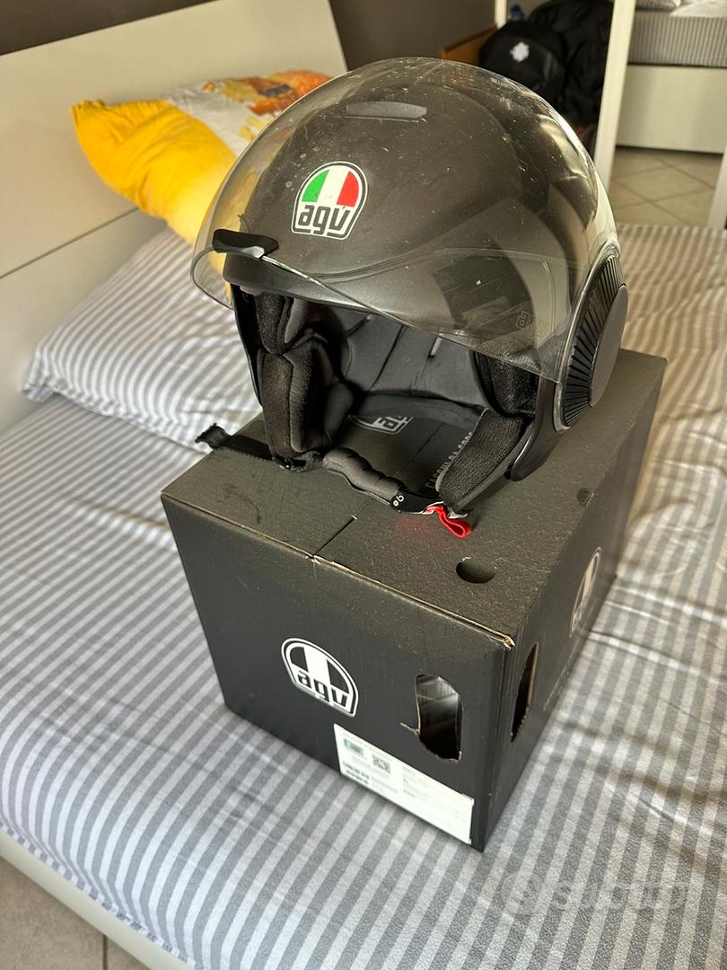 Casco moto jet agv blade mono nero opaco Vendita Online 