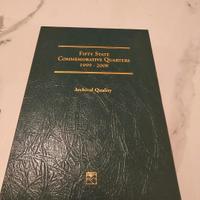 Set di monete USA e libro da collezione