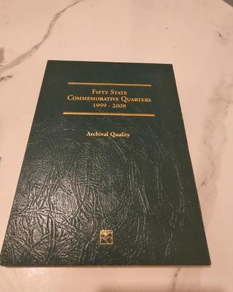 Set di monete USA e libro da collezione