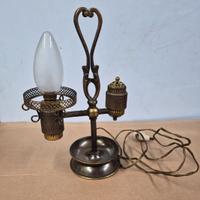 Lampada da tavolo vintage in stile fiorentino