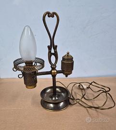 Lampada da tavolo vintage in stile fiorentino