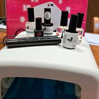 Lampada Uv smalto semiper. + kit unghie