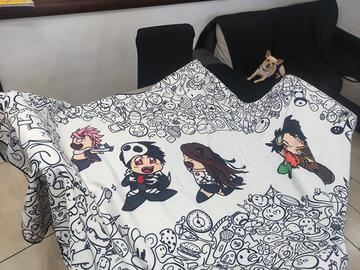 Coperta con cappuccio di Lion