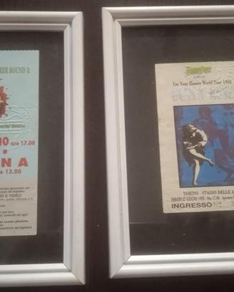 biglietti vintage concerti Guns N Roses 