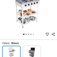 Piano cottura da giardino nuovo