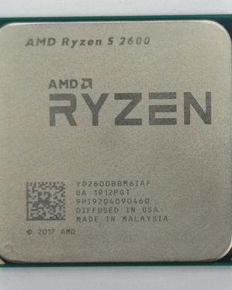 CPU AMD Ryzen 2600 + dissipatore