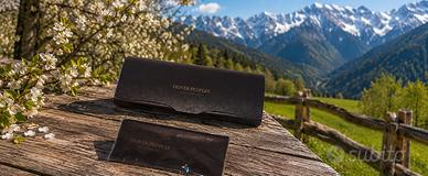 Custodia Oliver Peoples originale nuova con panno