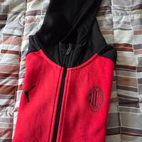 felpa zip ac milan originale puma