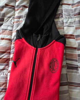 felpa zip ac milan originale puma