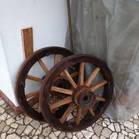 Ruote in legno da arredo