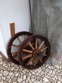 Ruote in legno da arredo