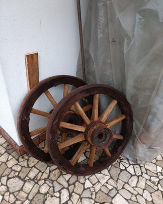 Ruote in legno da arredo