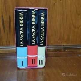 La Sacra Bibbia Marietti 3 volumi completa