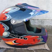 casco bieffe motocross vintage 
