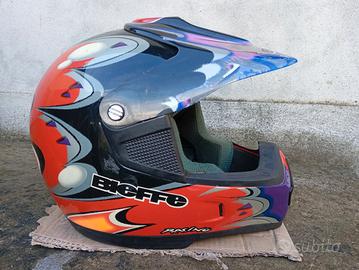 casco bieffe motocross vintage 
