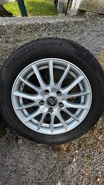 Set 4 Cerchi in lega 16" MSW+Gomme Invernali Nexen