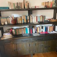 Libreria vintage originale Gualverio Michelangeli