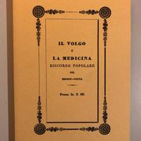 Libro Antico - "Il Volgo e la Medicina" - 1991