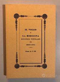 Libro Antico - "Il Volgo e la Medicina" - 1991