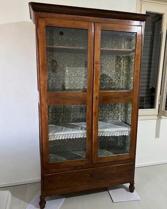Vetrina antica in legno
