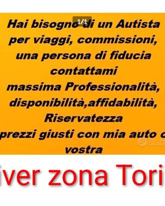 Driver/Autista & Persona di Fiducia