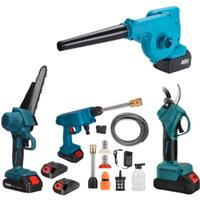 KIT FORBICE, MOTOSEGA 6', IDROPULITRICE SOFFIATORE