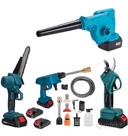 KIT FORBICE, MOTOSEGA 6', IDROPULITRICE SOFFIATORE