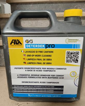Disincrostante per pulizie di fine cantiere