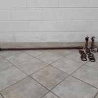 Bastone tenda in legno - lungh. 145 cm