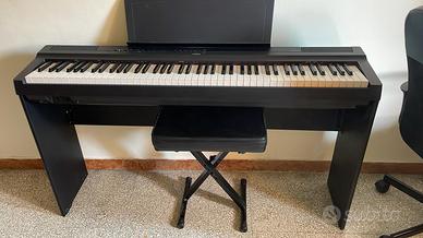 Pianoforte digitale Yamaha p125 con mobile