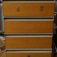 Coppia cassettieri classificatori ufficio o casa